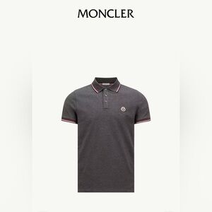Moncler Polo men’s XXL cotton luxury shirt top gray
